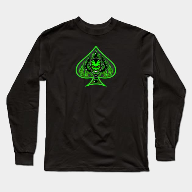 SPADE 1 (G) Long Sleeve T-Shirt by GardenOfNightmares